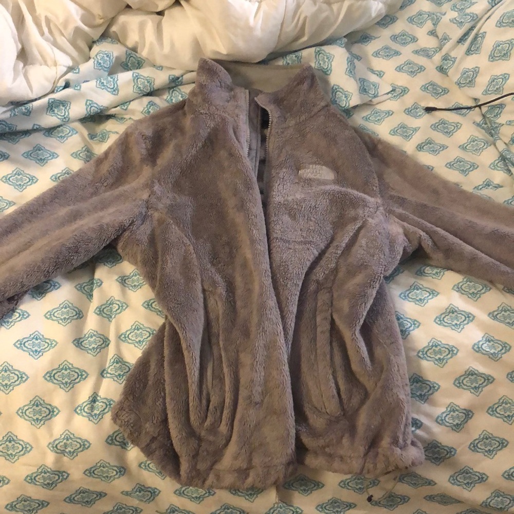 Women’s North Face Furry Grey Pullover